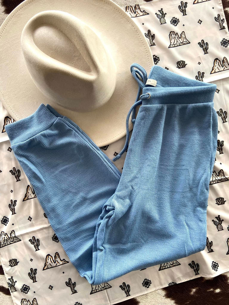Burlington Blue Lounge Pants - Deer Creek Mercantile