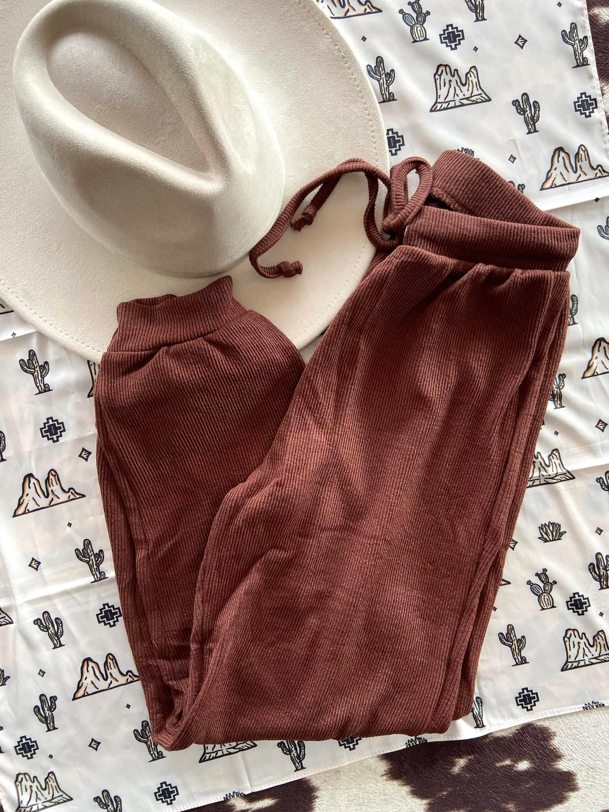 Dirt Road Dust Brown Lounge Pants - Deer Creek Mercantile