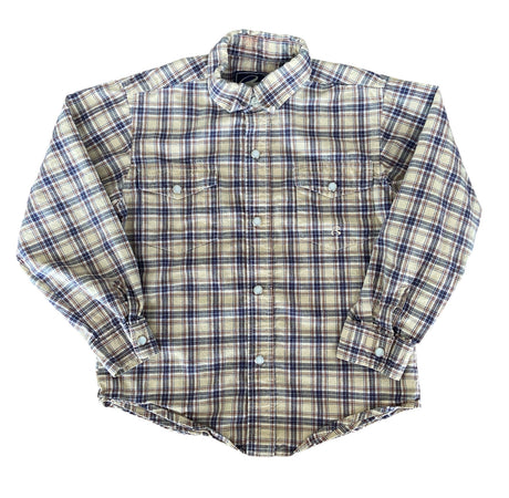 Pre-Loved ROPER YOUTH Brown Pearl Snap Shirt *Size Small (6-7) - Deer Creek Mercantile