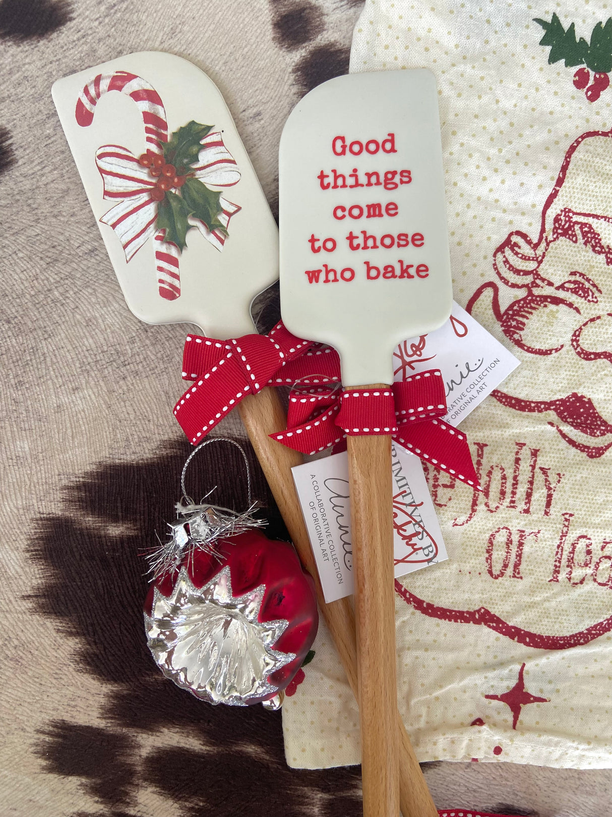 Good Things Christmas Candy Cane Spatula - Deer Creek Mercantile