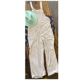 Terry's Taupe Comfort Jumpsuit - Deer Creek Mercantile