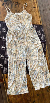 Lynn's Leopard Print Jumpsuit - Deer Creek Mercantile