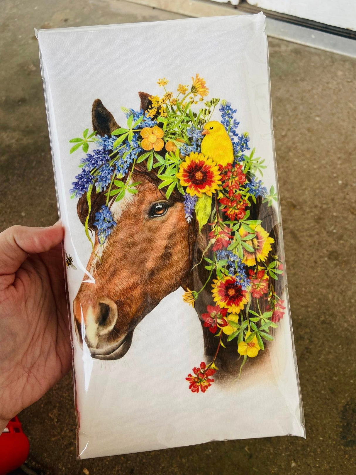 Wildflower Horse Dish Towel *MLT 2025