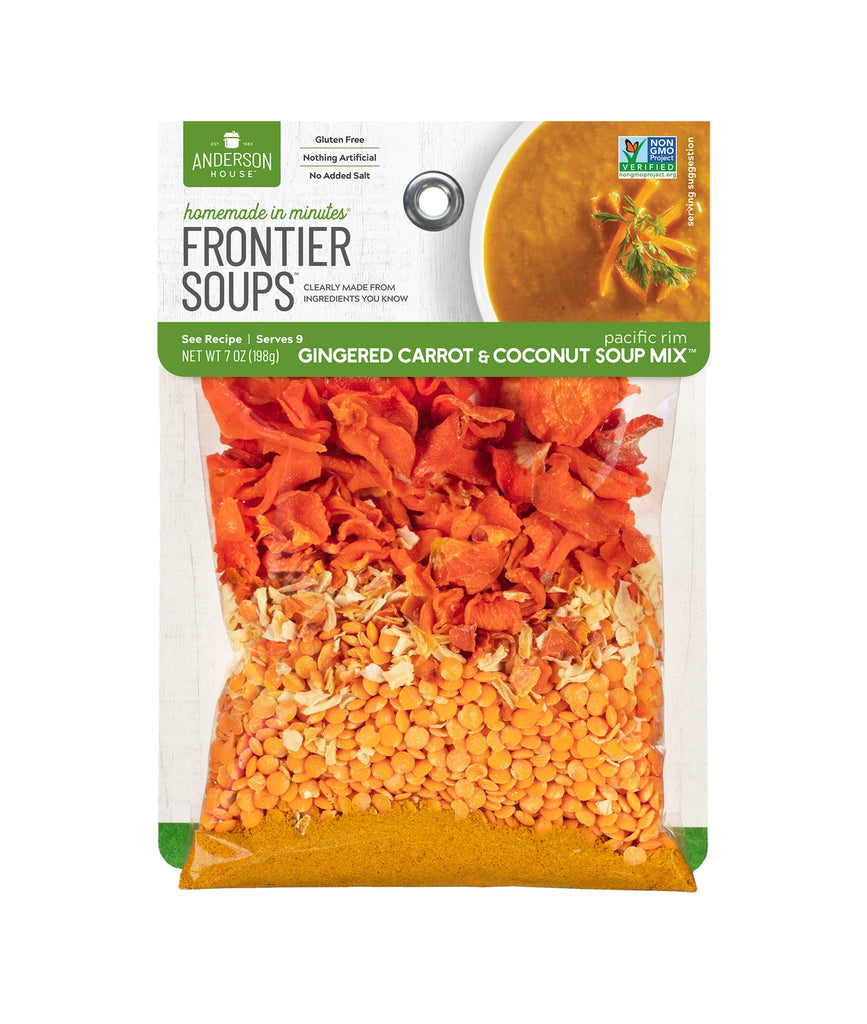 Pacific Rim Gingered Carrot & Coconut Soup Mix | Frontier Soups - Deer Creek Mercantile