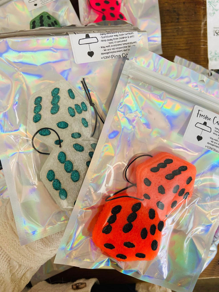Dice Car Freshie SS25 - Deer Creek Mercantile