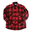 Vintage Fruit Of The Loom Red Plaid Button Up Shirt - Deer Creek Mercantile