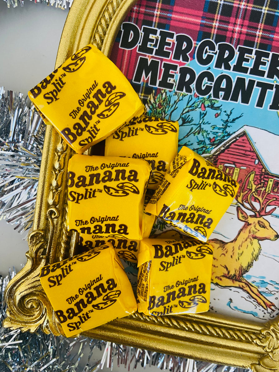 Banana Split Candy Chews Taffy – Deer Creek Mercantile