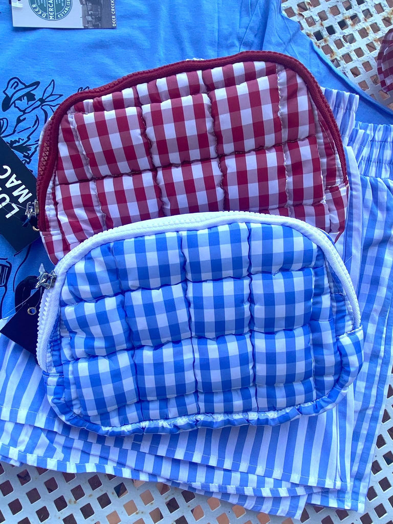 The Gingham Puffer Quilted Belt Bag - Deer Creek Mercantile