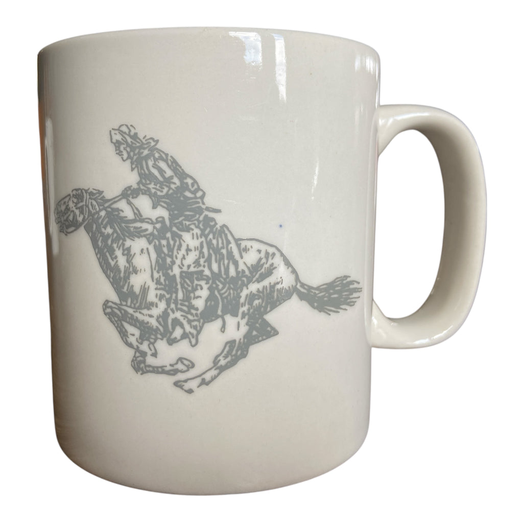 Vintage Western Mug (Horse + Cowboy) - Deer Creek Mercantile