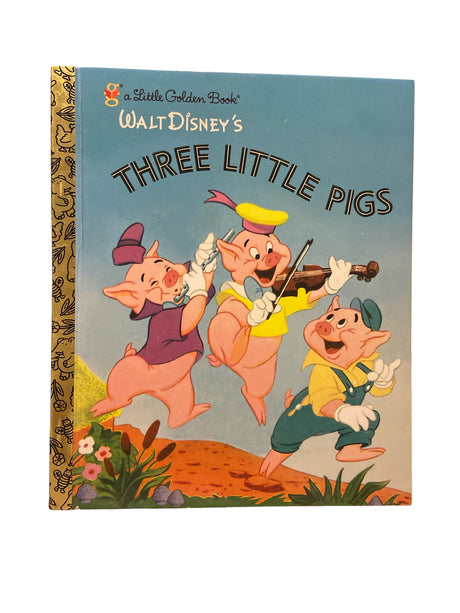 Pre-Loved Three Little Pigs Little Golden Book - Deer Creek Mercantile