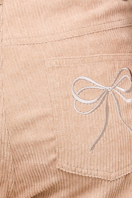 Cozy Corduroy Autumn Bow Pants - Deer Creek Mercantile