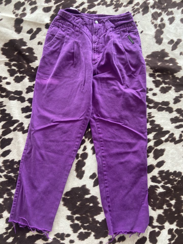 1990s Purple Rockies Rocky Mountain Jean Co. Denim Western Jeans - Deer Creek Mercantile