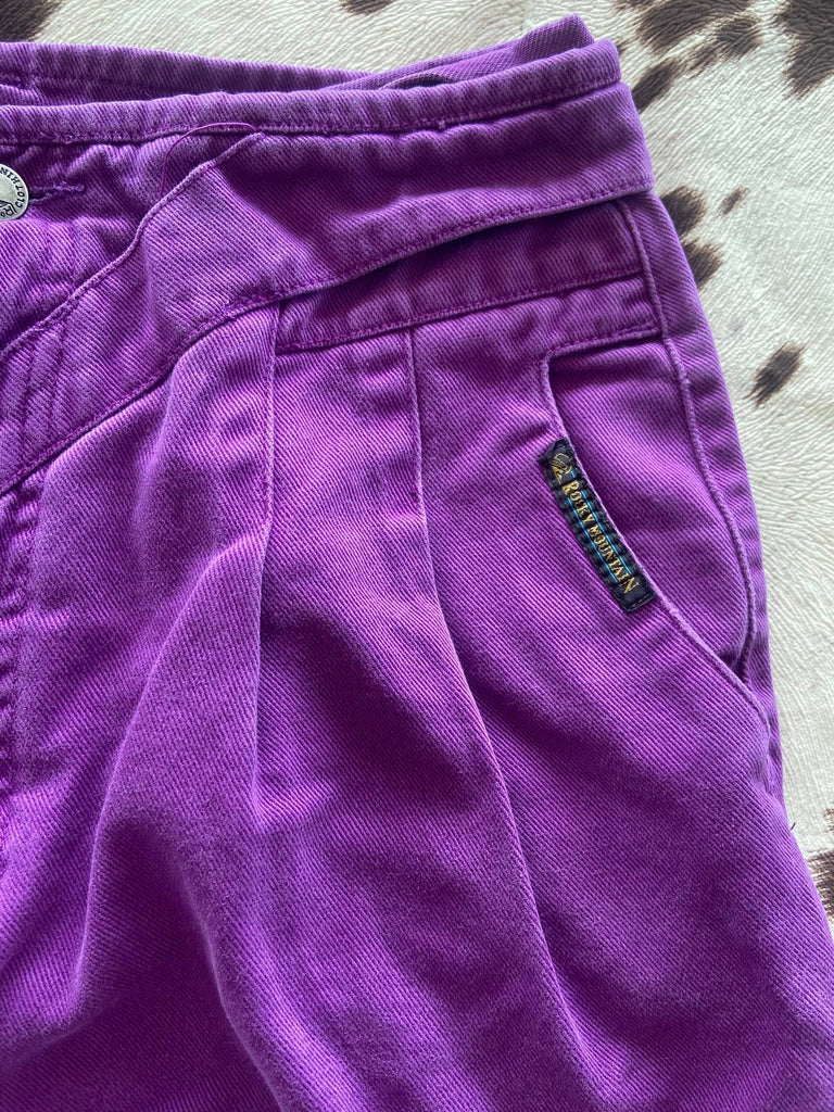 1990s Purple Rockies Rocky Mountain Jean Co. Denim Western Jeans - Deer Creek Mercantile