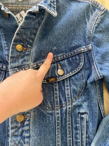 Vintage Lee Youth Denim Jacket *Size 16 - Deer Creek Mercantile