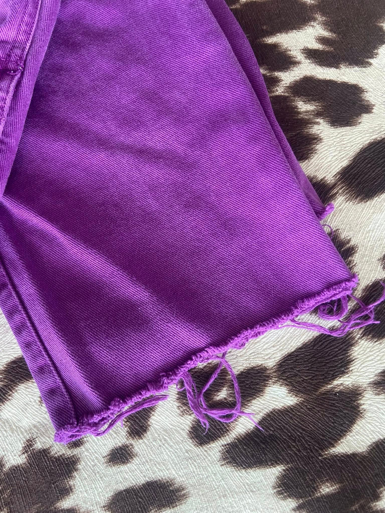 1990s Purple Rockies Rocky Mountain Jean Co. Denim Western Jeans - Deer Creek Mercantile