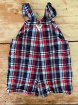 Pre-Loved OshKosh Plaid Overalls *12 Months - Deer Creek Mercantile