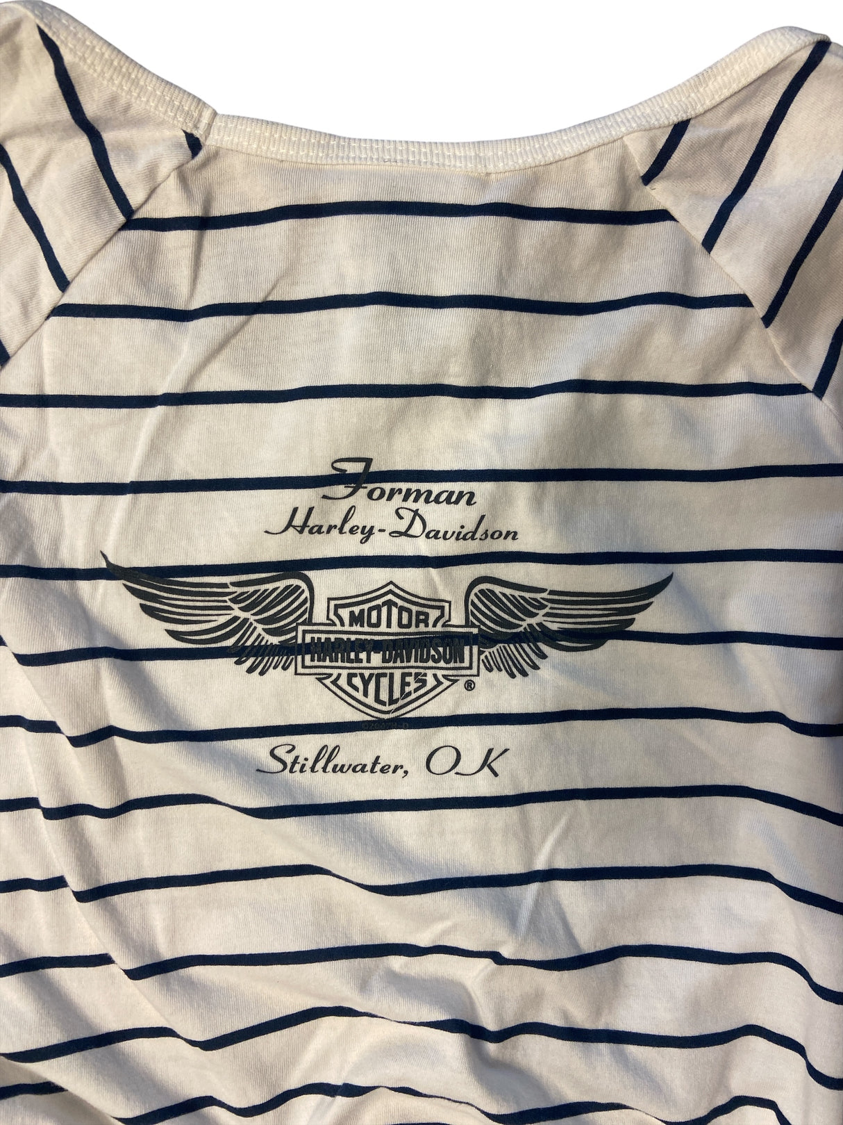 Vintage 2008 Harley Davidson Graphic *WOMEN'S Sz Large *FITS LIKE S/M - Deer Creek Mercantile