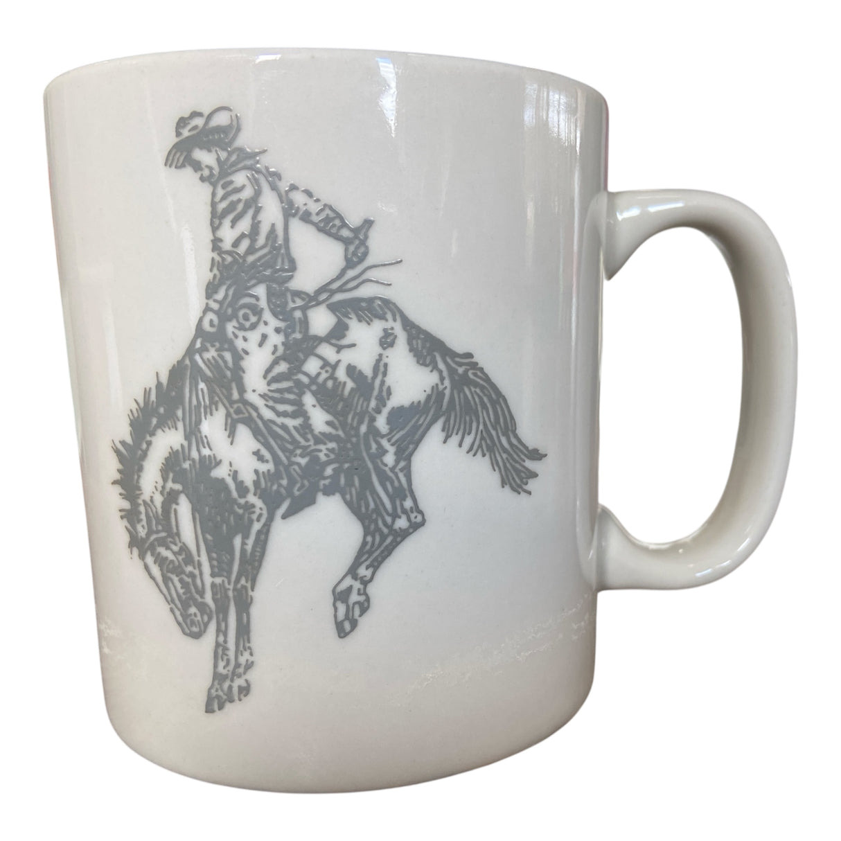 Vintage Western Mug (Buckin’) - Deer Creek Mercantile