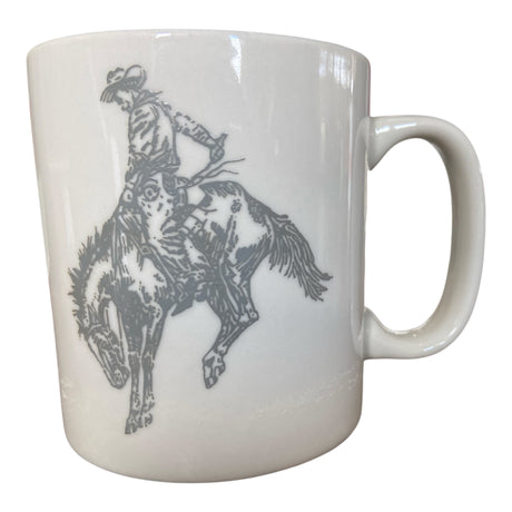 Vintage Western Mug (Buckin’) - Deer Creek Mercantile