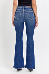 Cello Jean The Cher Super Flare Denim Jean W/ Scoop Pocket Design - Deer Creek Mercantile