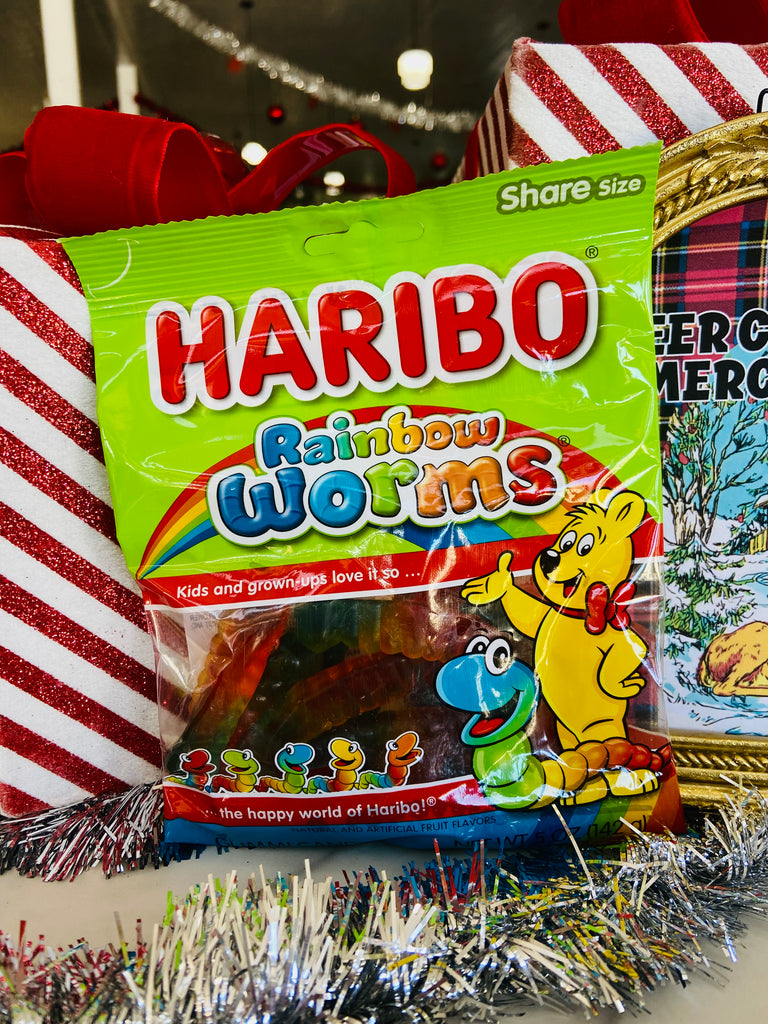 Haribo Rainbow Worms Candy Bag - Deer Creek Mercantile