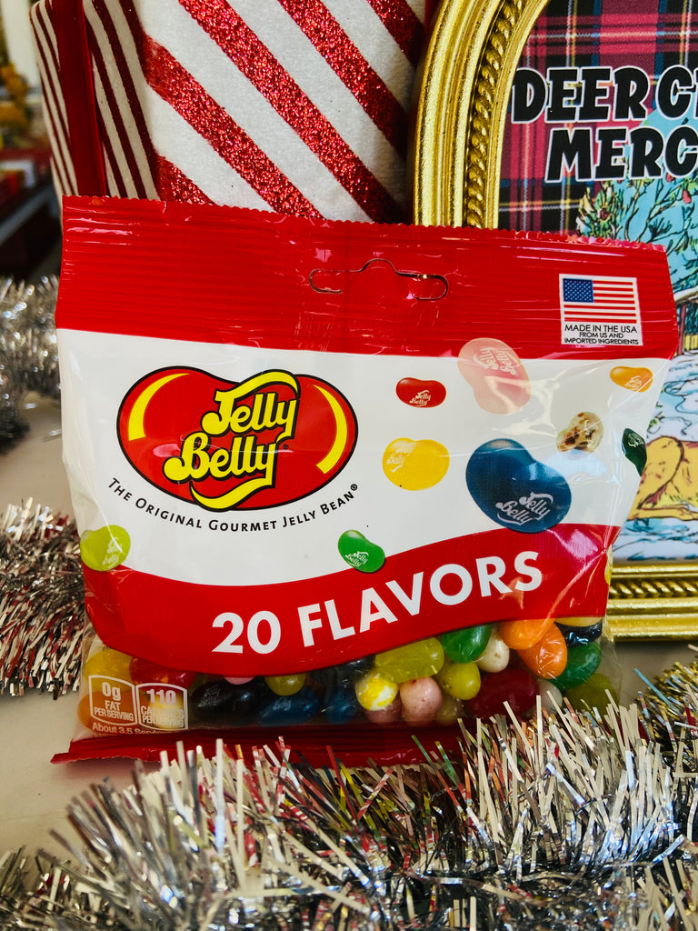 Jelly Belly 20 Flavors Jelly Beans Candy Peg Bag - Deer Creek Mercantile