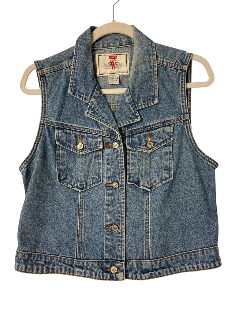 Vintage Women's Levi's Denim Vest *Size Large - Deer Creek Mercantile