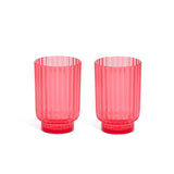 Ribbed Tumbler Cup Set *Strawberry Pink - Deer Creek Mercantile
