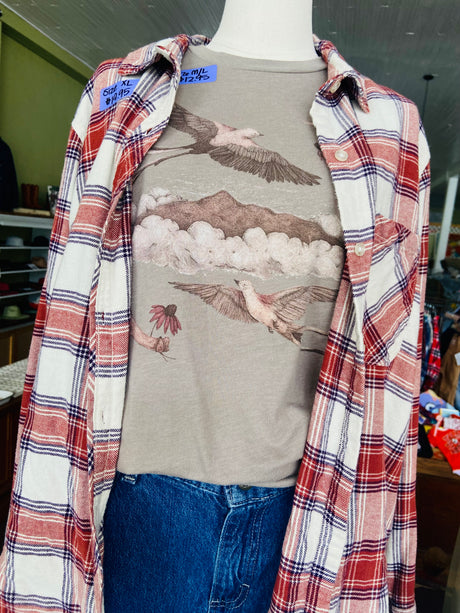 Pre Loved Hunting Birds Graphic Tee - Deer Creek Mercantile