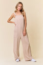 Terry's Taupe Comfort Jumpsuit - Deer Creek Mercantile