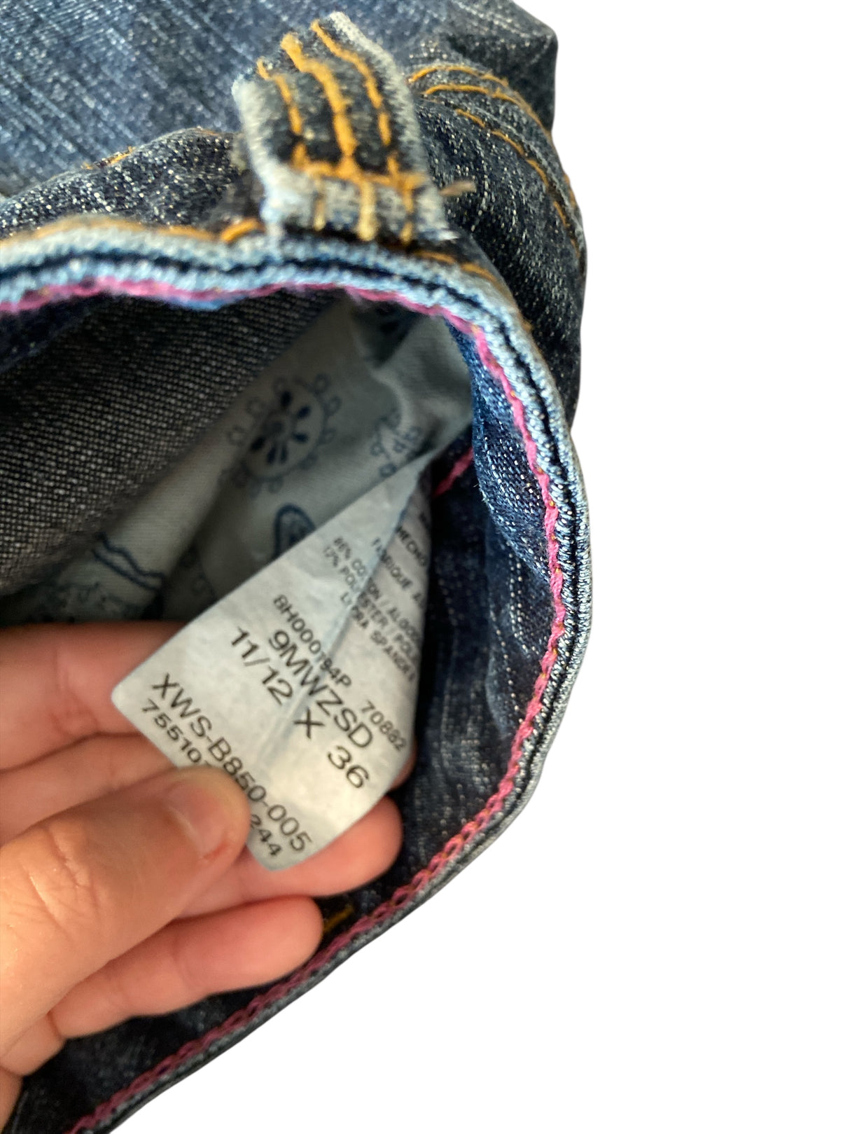 Pre-Loved Wrangler Premium Patch Denim Jeans * Size 11/12 x 36 - Deer Creek Mercantile