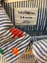 Pre-Loved Baby Gap Paint Splatter Jumpsuit *3-6 Months - Deer Creek Mercantile