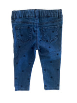 Pre-Loved Oshkosh Baby Girls Jeans With Hearts Size 18M - Deer Creek Mercantile