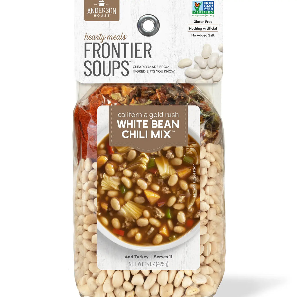 California Gold Rush White Bean Chili Soup Mix | Frontier Soups - Deer Creek Mercantile