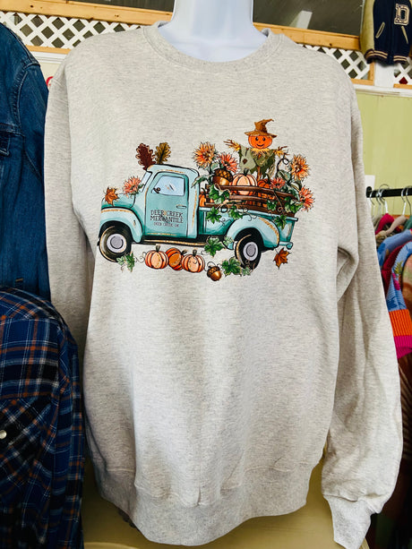 Deer Creek Mercantile Pickup Truck Sweatshirt - Deer Creek Mercantile