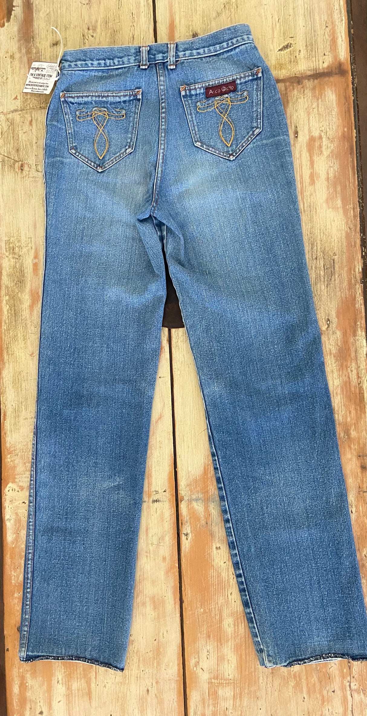 Vintage Ando Giotto Stitch Jeans 1980s - Deer Creek Mercantile