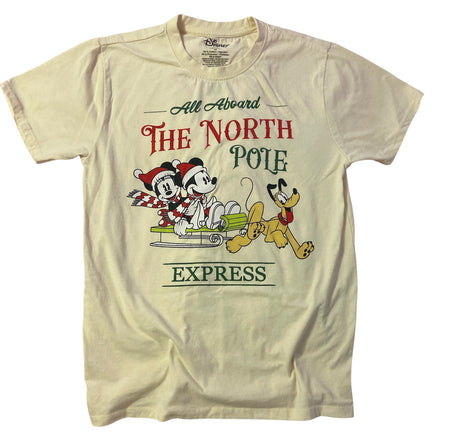 Pre-Loved Mickey North Pole Graphic Tee *Size Medium - Deer Creek Mercantile