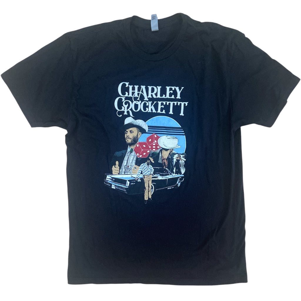 Pre-Loved Charley Crockett Graphic Tee*Size Large - Deer Creek Mercantile