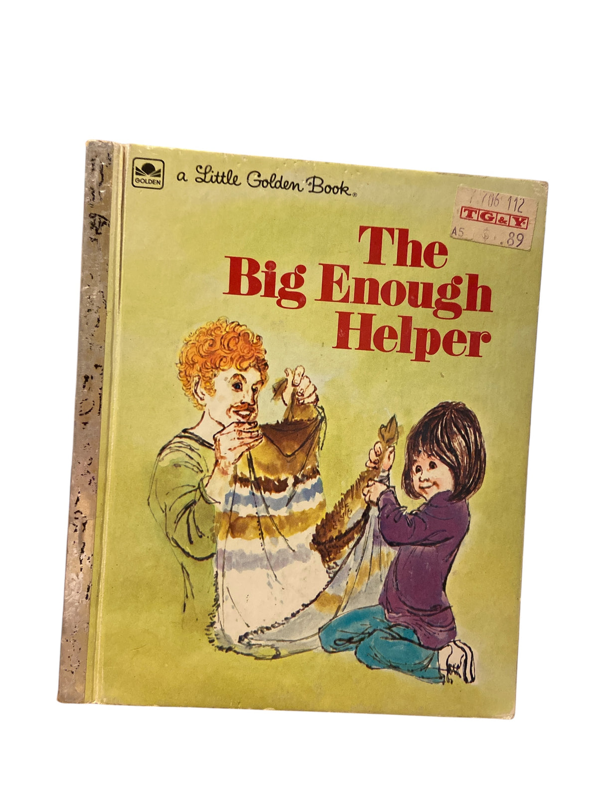 Vintage The Big Enough Helper Little Golden Book - Deer Creek Mercantile