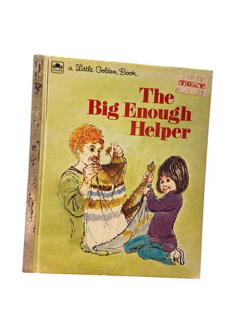 Vintage The Big Enough Helper Little Golden Book - Deer Creek Mercantile