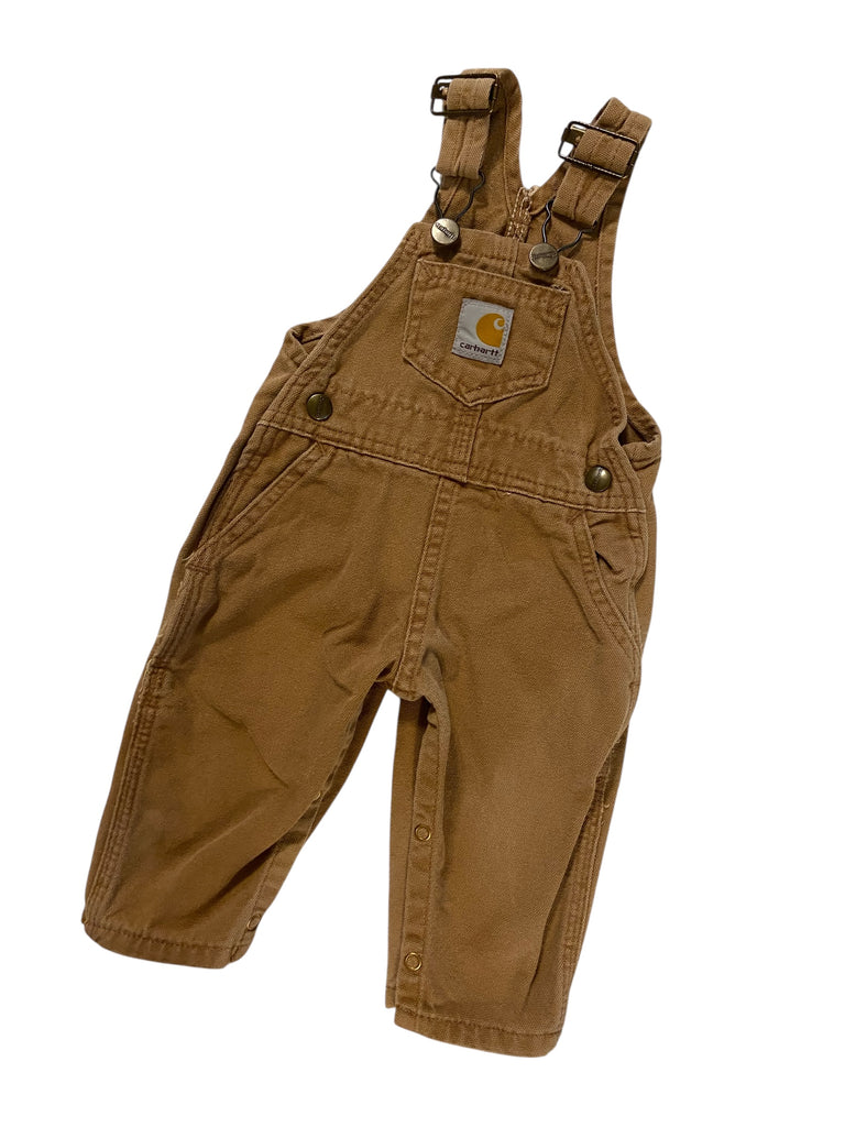 Pre-Loved Carhartt Brown Baby Boys Overalls *Size 0-3 months - Deer Creek Mercantile