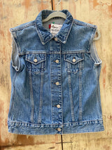 Women's Denim Vest - Zena - Deer Creek Mercantile