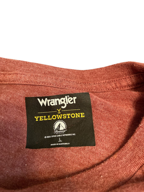 Pre-Loved Yellowstone x Wrangler Graphic Tee *Size Large - Deer Creek Mercantile