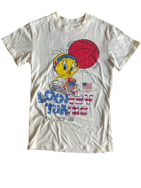 Pre-Loved Looney Tunes x USA Olympics Graphic Tee *Size Small - Deer Creek Mercantile