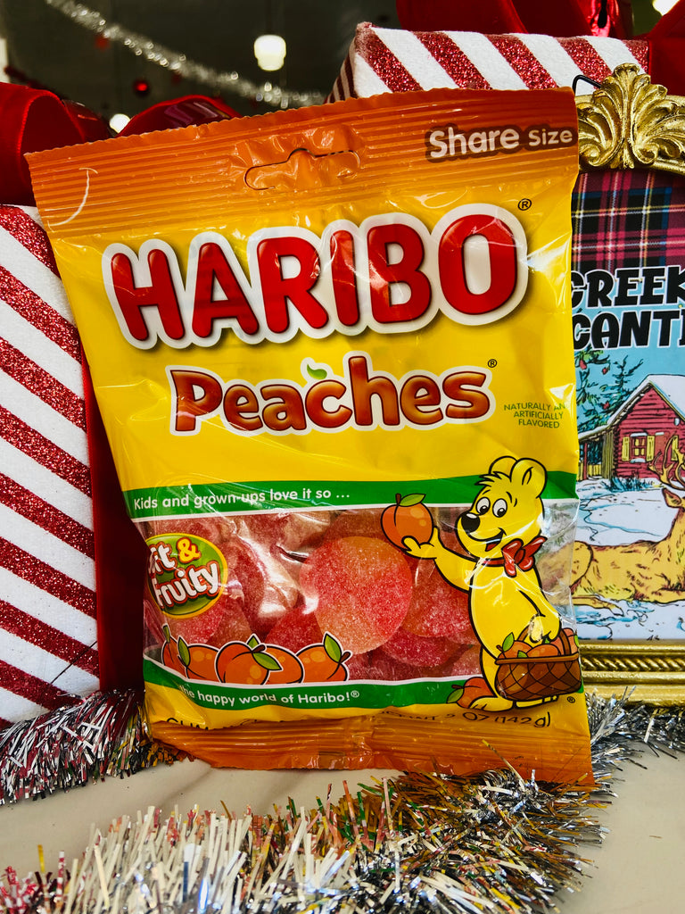 Haribo Peaches Candy Bag - Deer Creek Mercantile