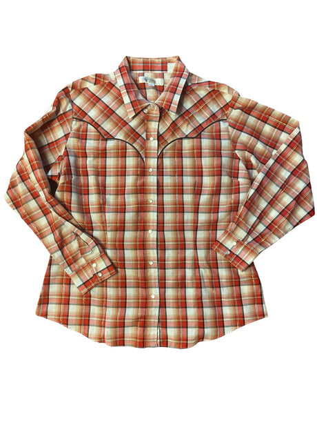 Vintage Western Women's Pearl Snap Shirt *Size Large (Cumberland) - Deer Creek Mercantile