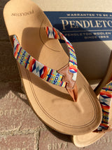 Pendleton Fire Legend Western Print Sandal - Deer Creek Mercantile