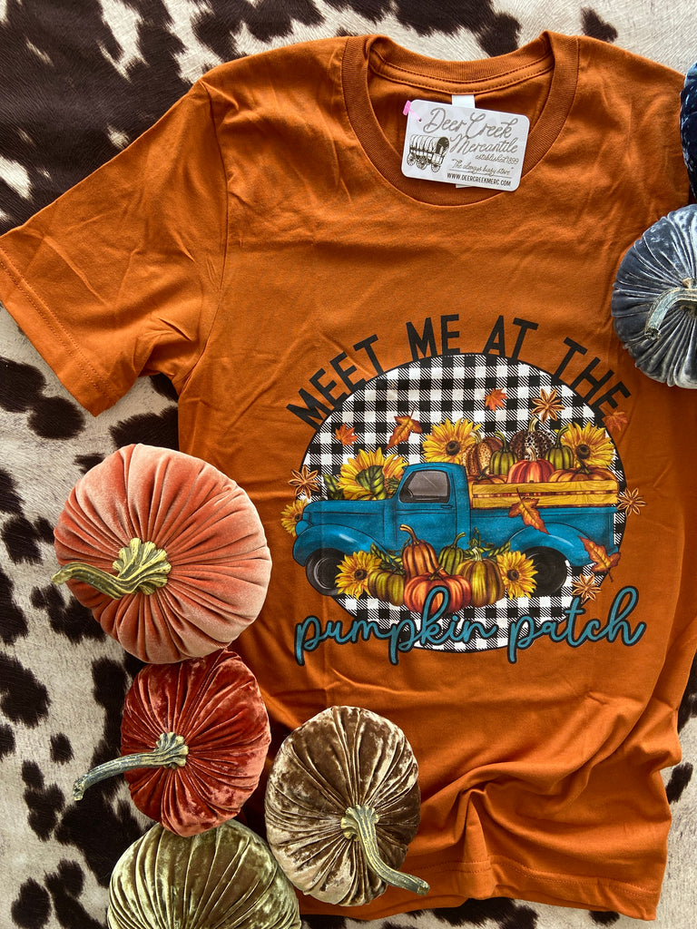 Meet Me At The Pumpkin Patch Graphic Tee - Deer Creek Mercantile