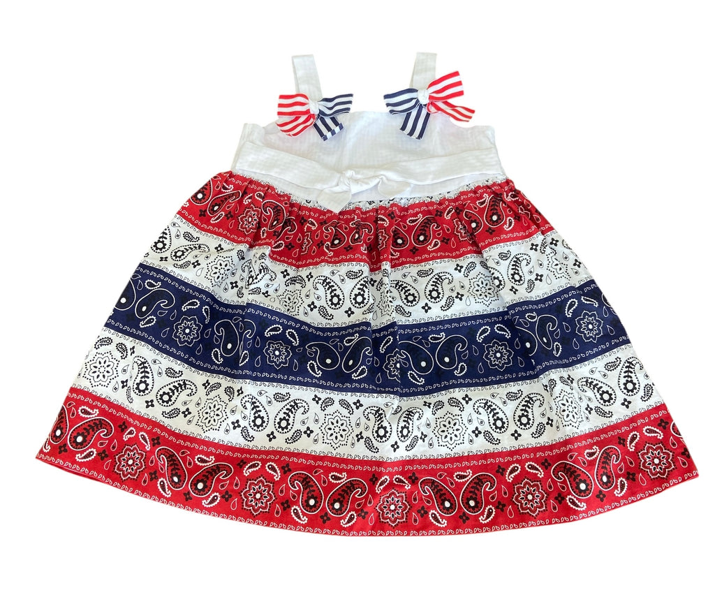 Pre-Loved Bandana Baby Girls Dress *Size 24 Months - Deer Creek Mercantile