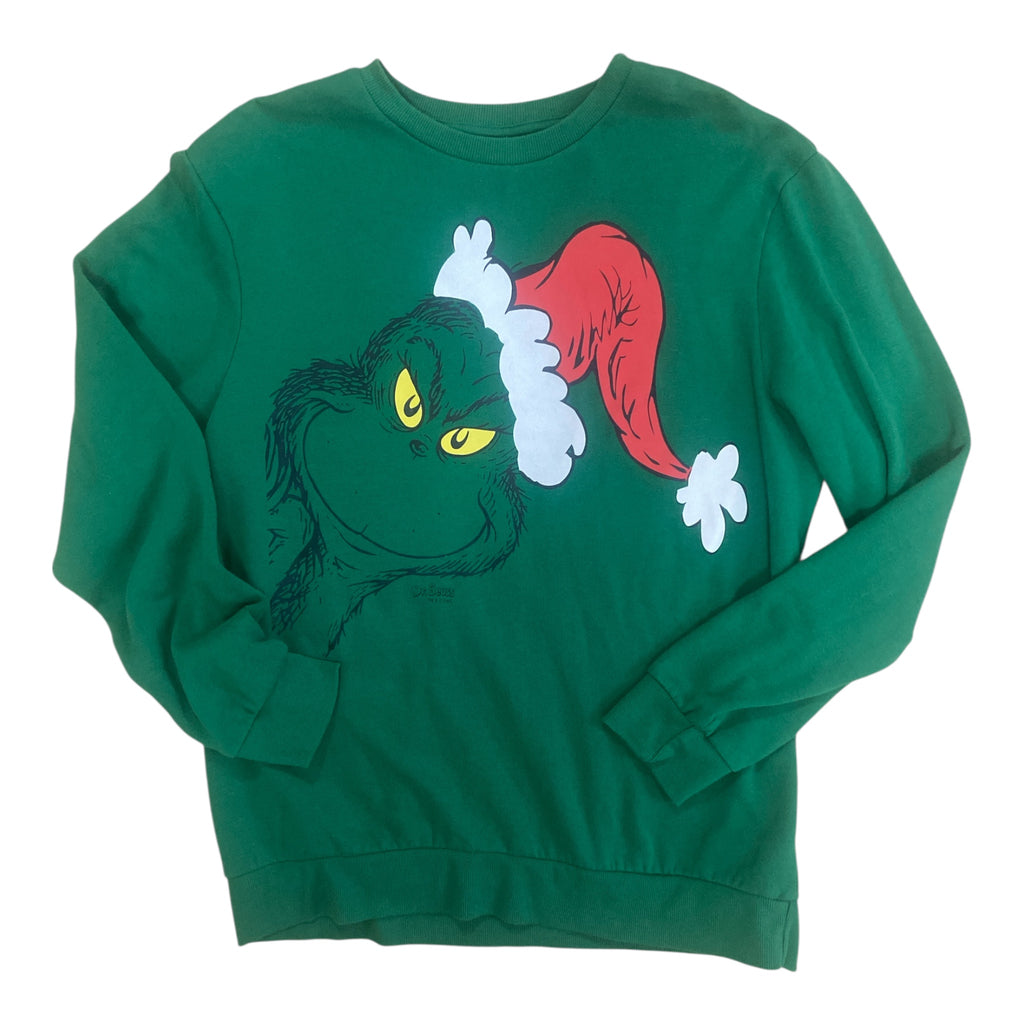 Pre-Loved Grinch Christmas Sweatshirt *Size Large - Deer Creek Mercantile